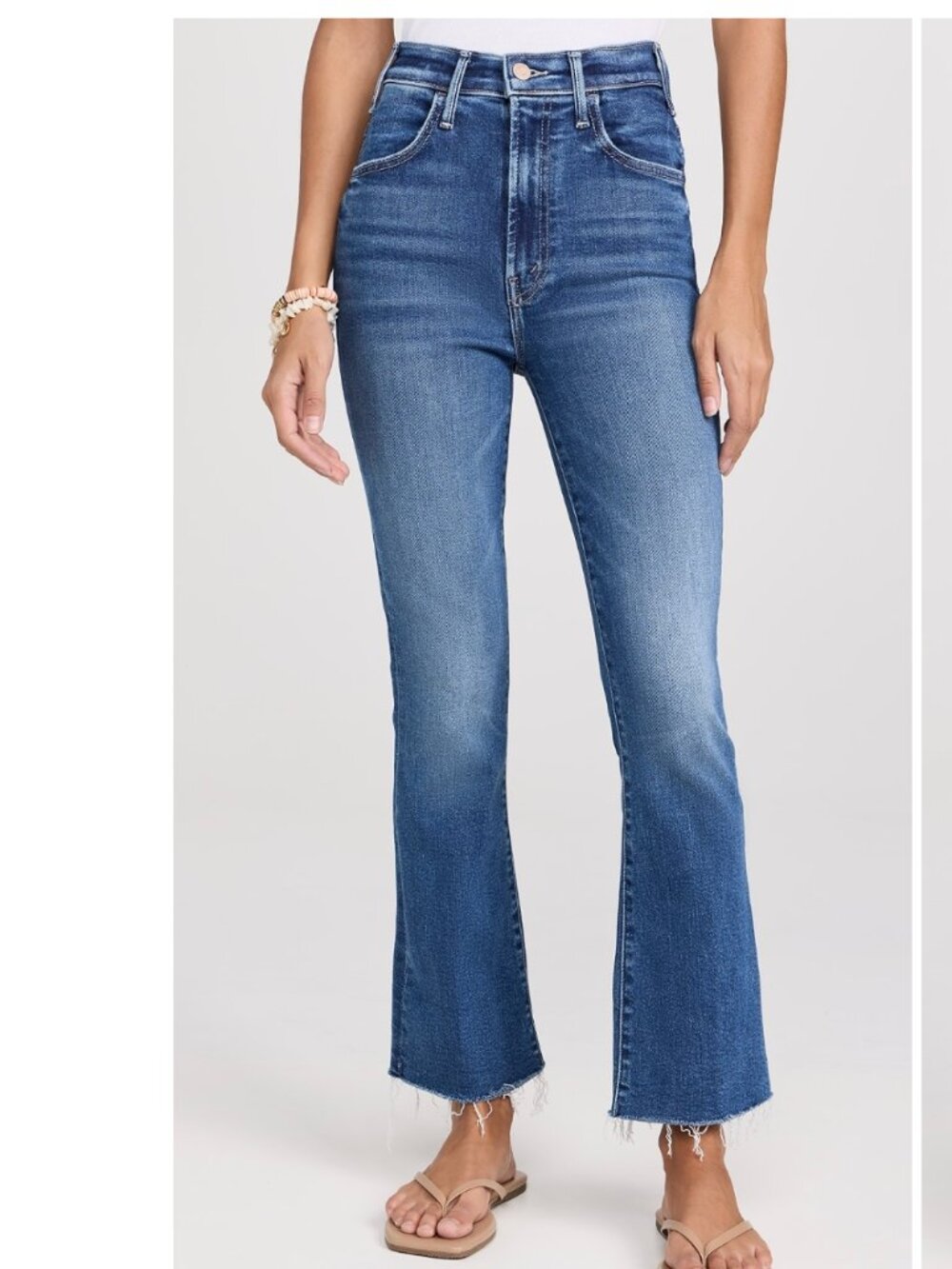 MOTHER The Hustler Ankle Fray Jeans size 28